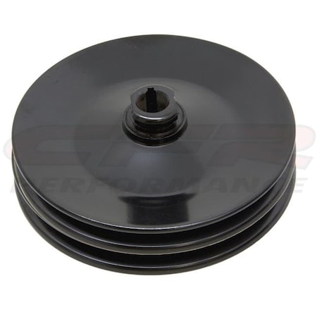 Cfr Performance CFR HZ-8949-C Steel Chevy Gm Key Way Power Steering Pump Pulley 2 Groove - Chrome HZ-8949-PBK
